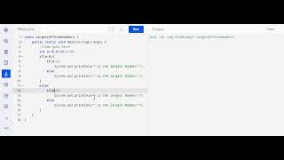 Java Program to Find the Largest Of Three Numbers