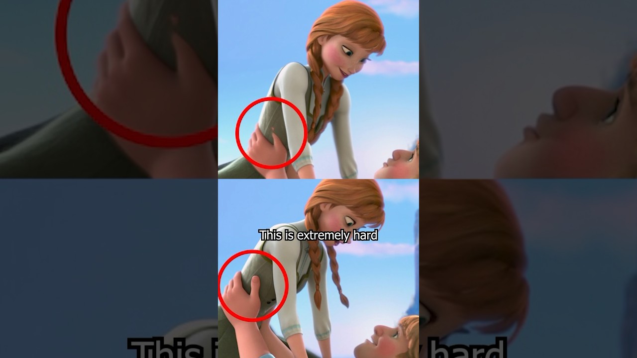 ⁣Did you notice this mistake in Frozen? #shorts #disney #entertainment