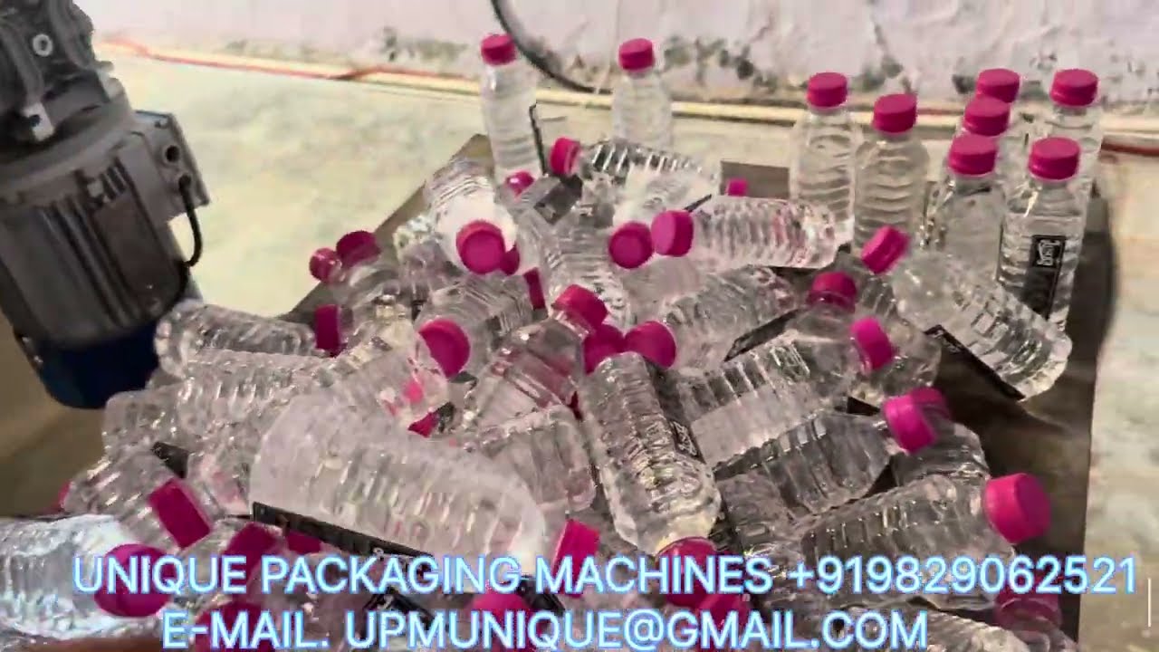 Fully Automatic Water Bottle Packing Machine | Mineral Water Bottle Packaging | Unique Packaging
