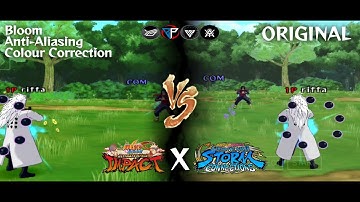 COMPARISON ORIGINAL VS SHADER | NARUTO ULTIMATE NINJA IMPACT MOD STORM CONNECTIONS by @yogxsss