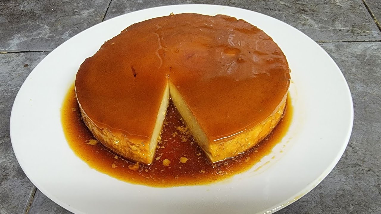 El mejor flan con leche en polvo que puedas comer,mira el video hasta el final y verás que delicioso