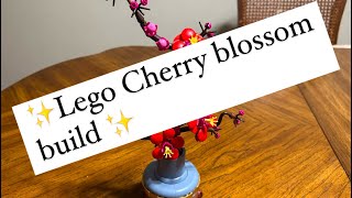 Cherry Blossom Lego Build