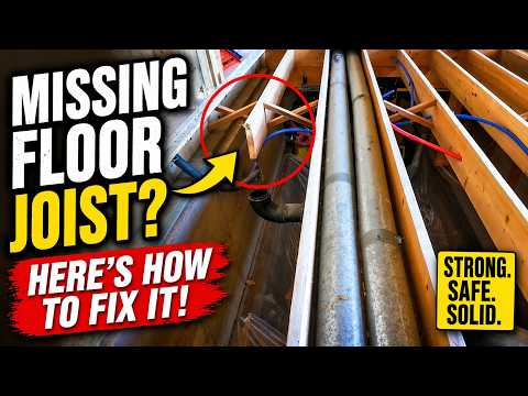 Don't Ignore This! Fixing A Missing Floor Joist!