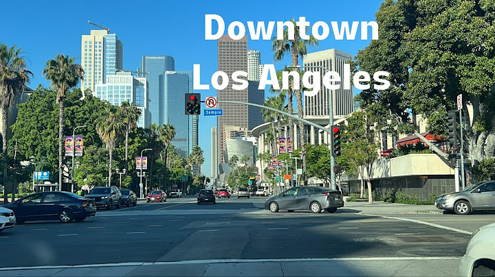 Los Angeles California, USA – Downtown Driving Tour (2024)