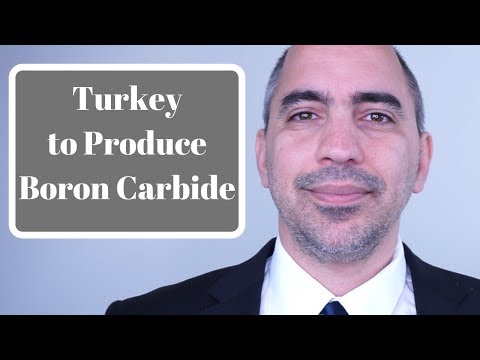 Turkey to Produce Boron Carbide for Military Equipment