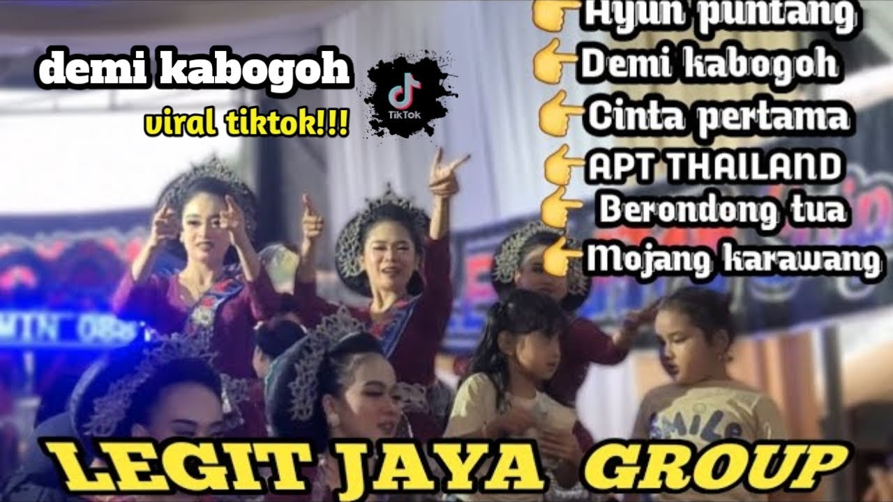 BAJIDORAN LEGIT JAYA  AMET RIFAL GROUP AYUN PUNTANG MEDLEY DEMI KABOOH VIRAL TIKTOk GANDOk