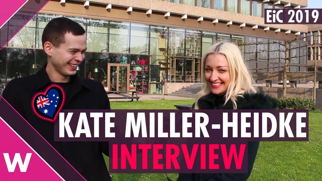 kate miller heidke australia 2019 interview eurovision in concert youtube