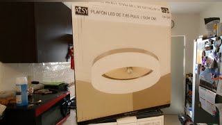 Luz led de plafon Alsy 7.85 Pulg de Home Depot