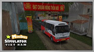 Minibus Simulator Vietnam #5 | Vượt Mưa Lái Xe Buýt "29 Chỗ" Chỗ Đưa Khách Lên Thành Phố screenshot 4