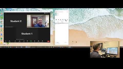 Using Two Displays to Manage Zoom
