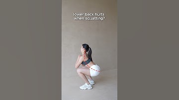 📌 Keep your back safe while squatting👌