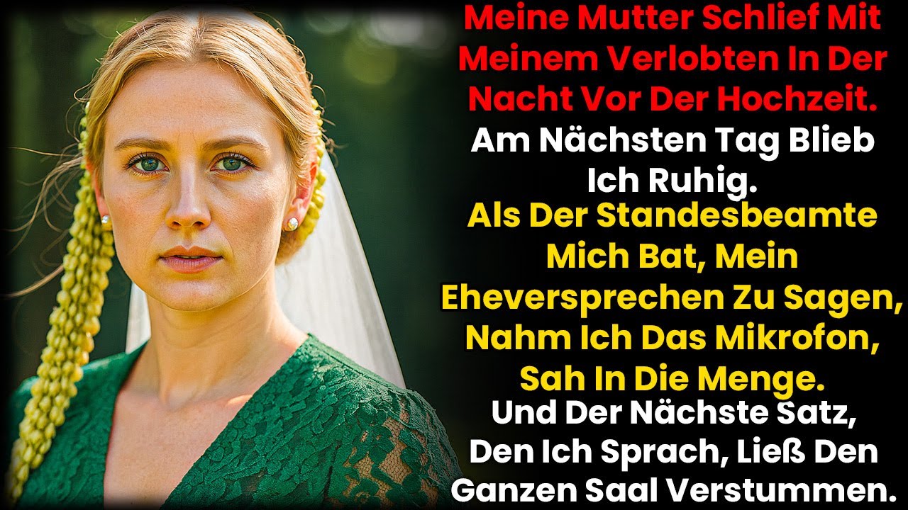 Ihre Mutter schlief in der Nacht vor ihrer Hochzeit mit ihrem Verlobten – was sie als Nächstes tat, brachte alle zum Schweigen.