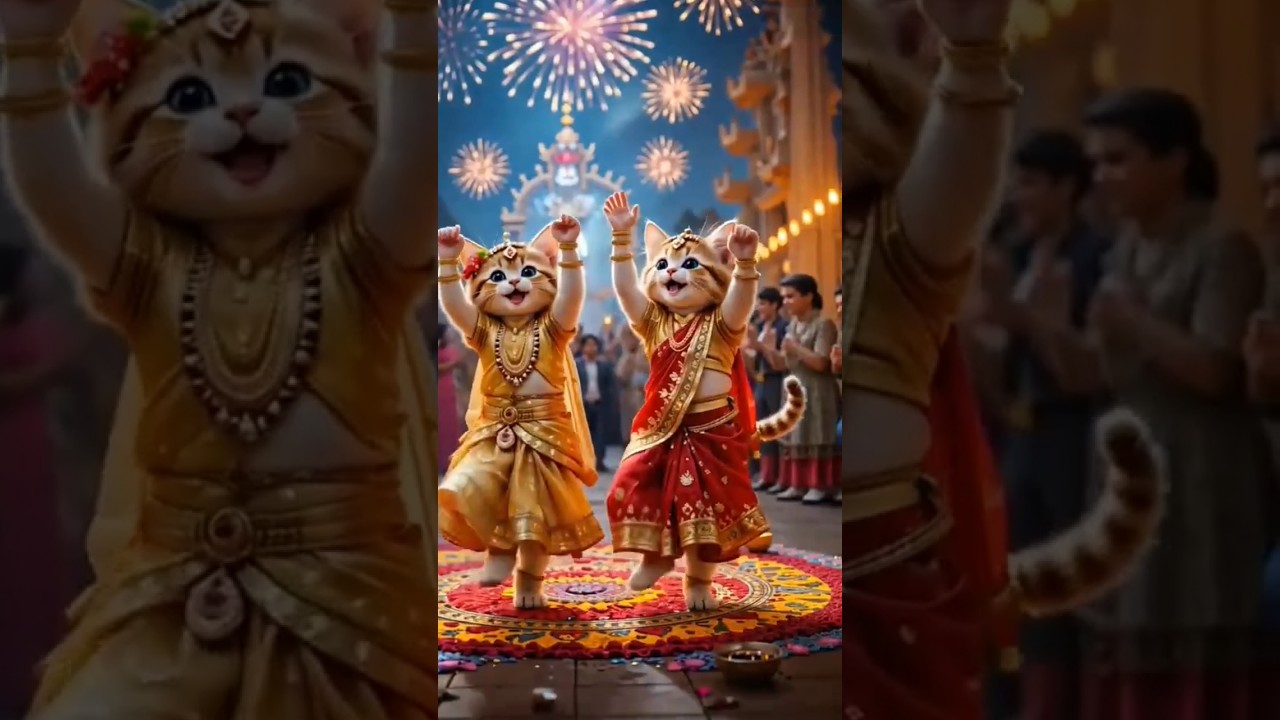 new trending dance cat catroon 