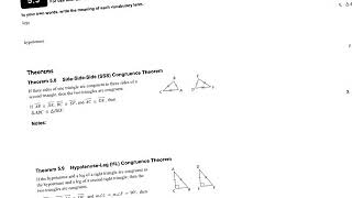 5.5 Proving Triangle Congruence by SSS and HL