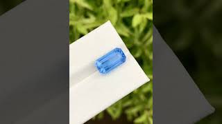 Santa Maria Color Aquamarine For Jewelry Making, Emerald Cut Aquamarine Gemstone