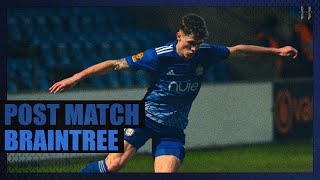 Braintree Town: Post-Match Interview with Adam Senior