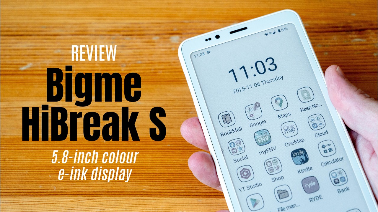 Bigme Hibreak S (review): Budget colour e-ink phone with some