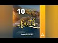 Ten Days Of Prayer 2024 : Priorities of Faith