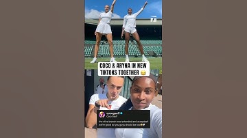 Olive branch in TikTok form 😂🕊️ #cocogauff #sabalenka #tennis #wimbledon #dance