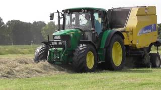 Видео Heu presssen mit John Deere 6320 & New Holland BR7070 (автор: Landwirtschaft in Ostfriesland)