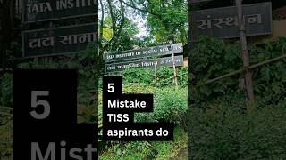 5 Mistakes #TISSNET Aspirants do. #Tissnet2023 #tissnet2024
