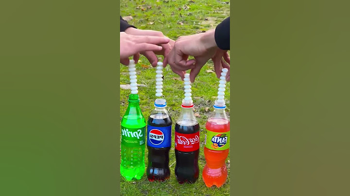 Fanta vs pepsi vs coca cola vs sprite vs mentos #shorts #youtubeshorts #viral