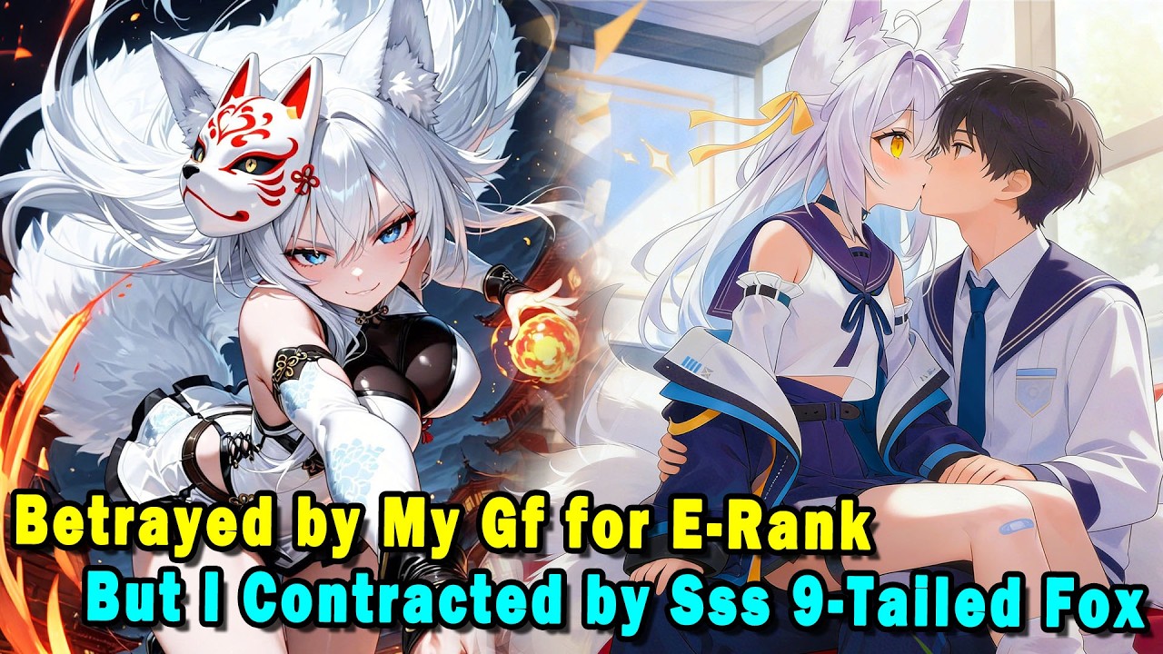 Betrayed by My Gf for E-Rank,But I Contracted by an Sss 9-Tailed Fox Angel #anime #Manga #animerecap