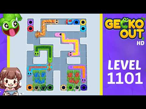 Gecko Out Level 1101 Solution Walkthrough