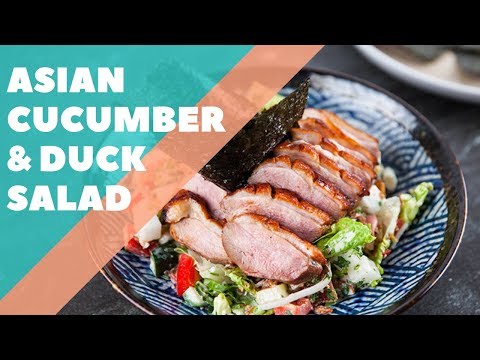 Video: How To Make A Salad With Vegetables And Smoked Duck