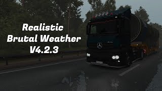 ETS 2 Mod Realistic Brutal Weather V4.2.3