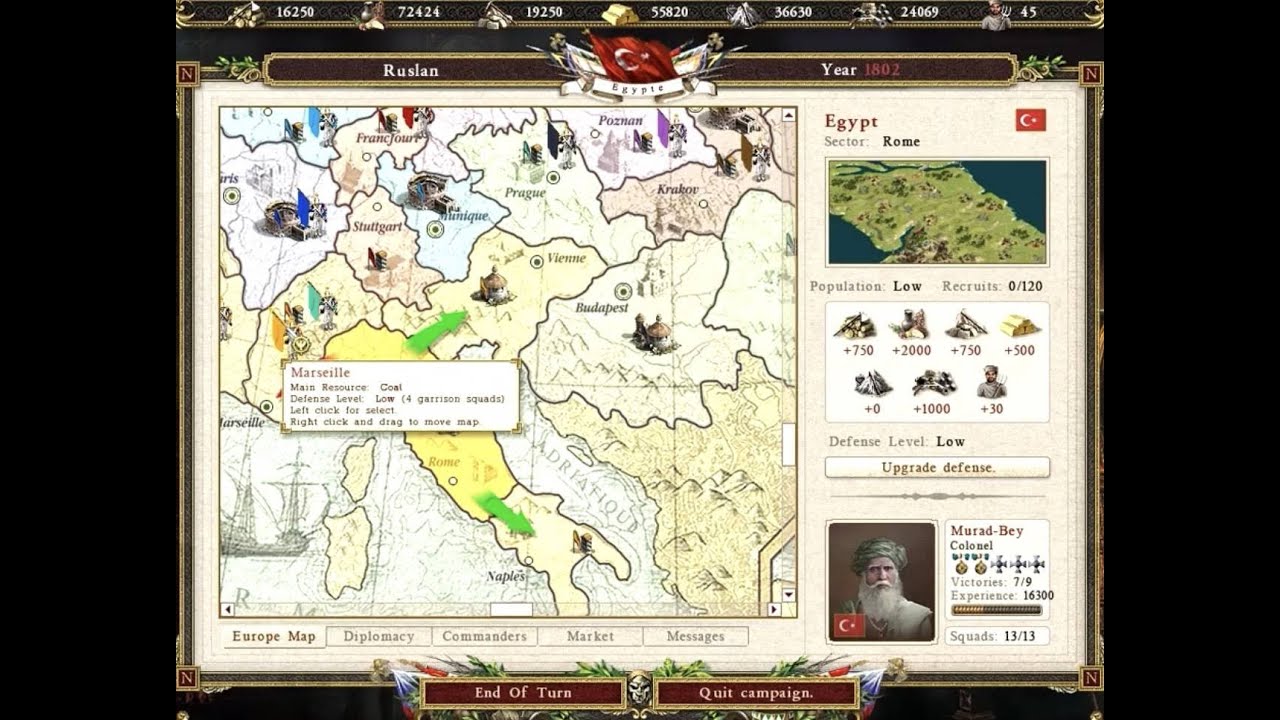 Cossacks 2  Battle for Europe Egypt’s Brutal Triumph: Securing Marseille with Heavy Casualties