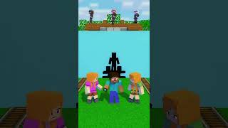 Steve and Friends Dancing in Front of a Giant Pink Portal! | Minecraft Animation Fun