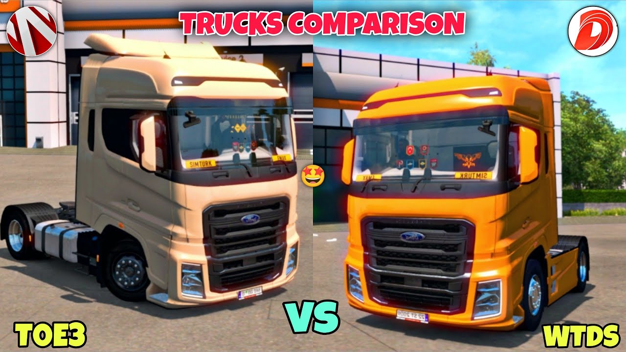 TRUCK SIMULATOR EUROPE 3 vs WORLD TRUCK DRIVING SIMULATOR