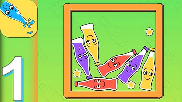 Bottle Up & Pop! - Gameplay Walkthrough Part 1 - Levels 1-75 (Android,iOS)