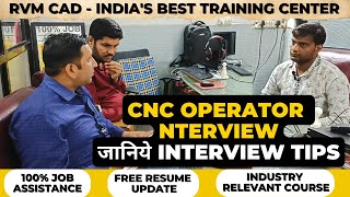 CNC Programming Interview | CNC VMC Programming at RVM CAD with 100% Job Assistance!