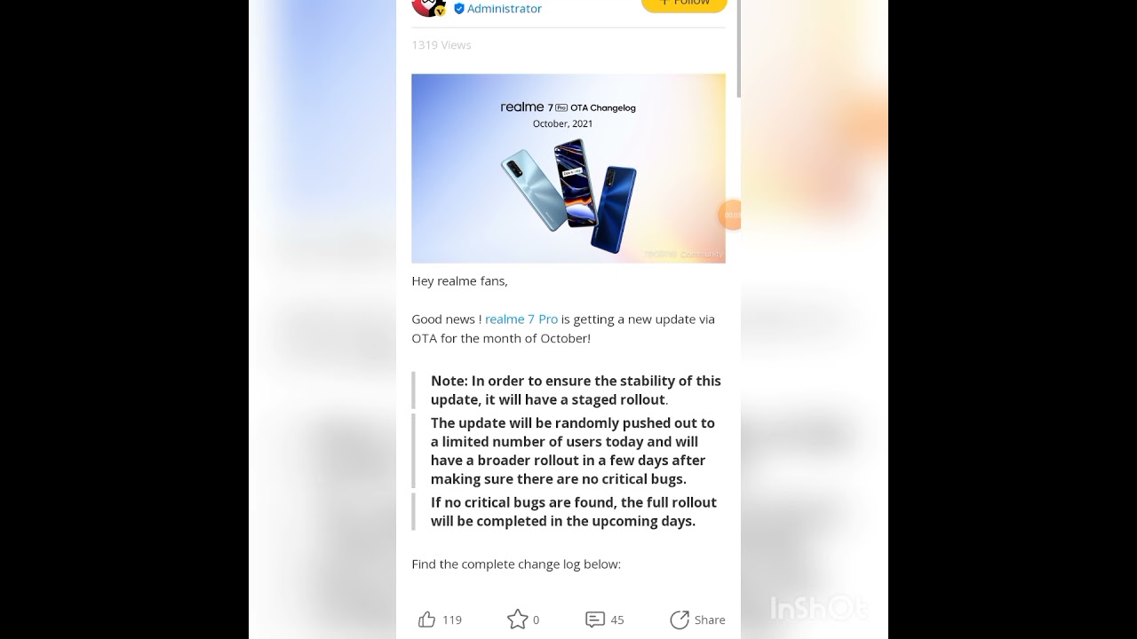 Realme 7 Pro C.27 New October Update Realme UI 2.0