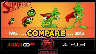 SUPERFROG VS. HD Console Port Comparison. Commodore Amiga CD32 Sony PlayStation PS3 - YouTube