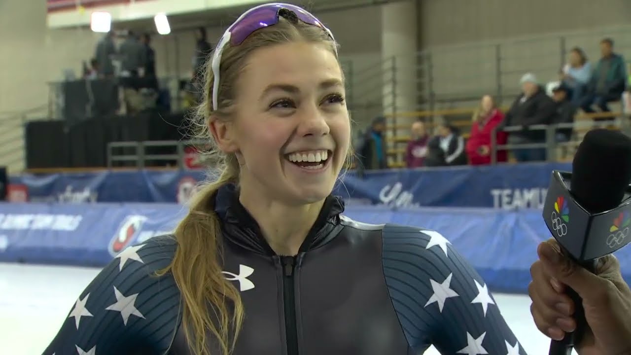 Dramatic re-skate sends Greta Myers to her first Olympics at U.S. Olympic Speedskating Trials