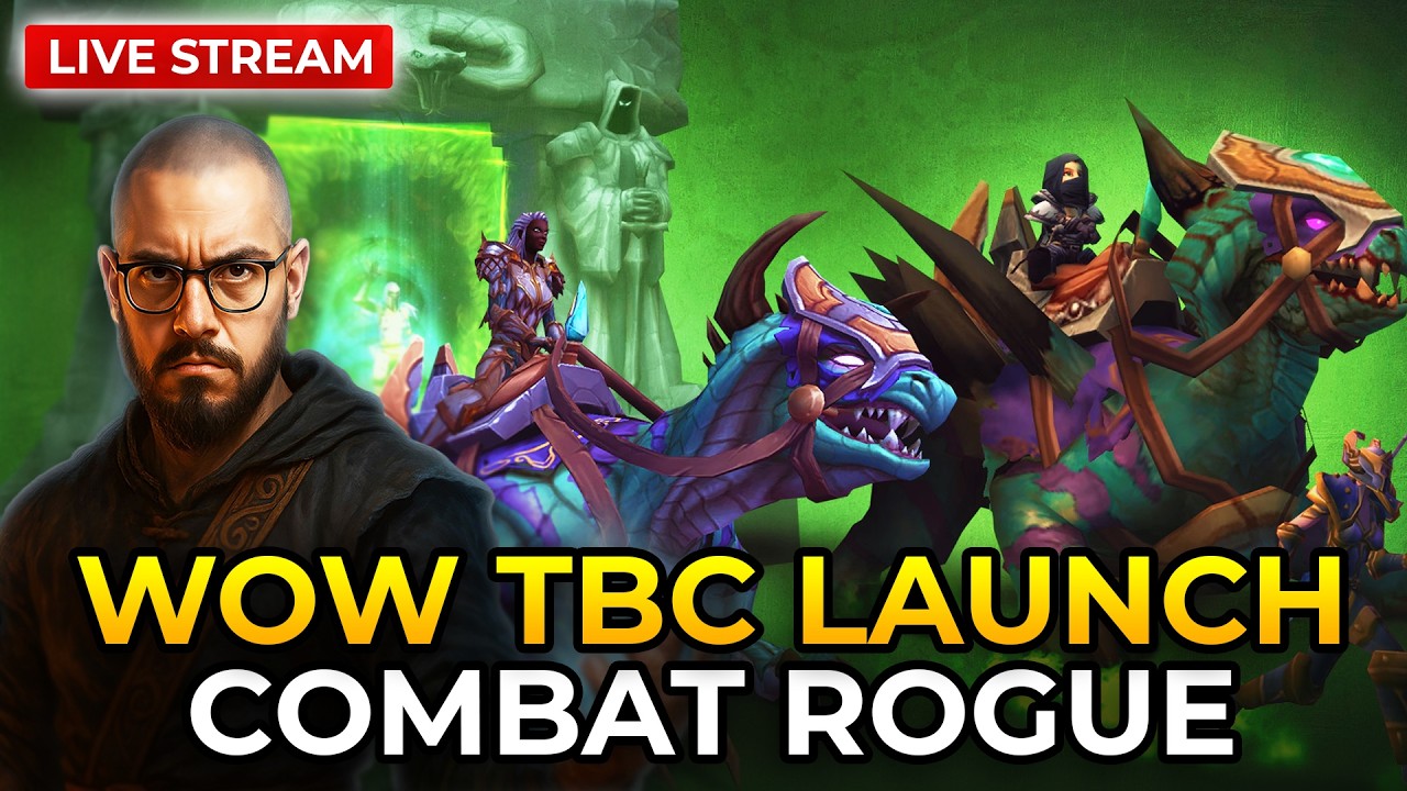 WOW TBC Anniversary Launch - Combat Rogue Leveling