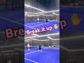 Break it up ✋ #padel #padeltraining #padelshorts #padelhunt #4k #micdup