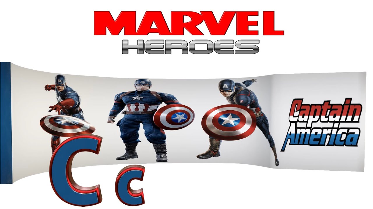 Marvel Heroes ABC Song 4KHD| Phonics Song | ABC Alphabet Song | ABC Superheroes Song | Avengers