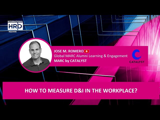 How To Measure D&I In The Workplace MARC by CATALYST SWITZERLAND