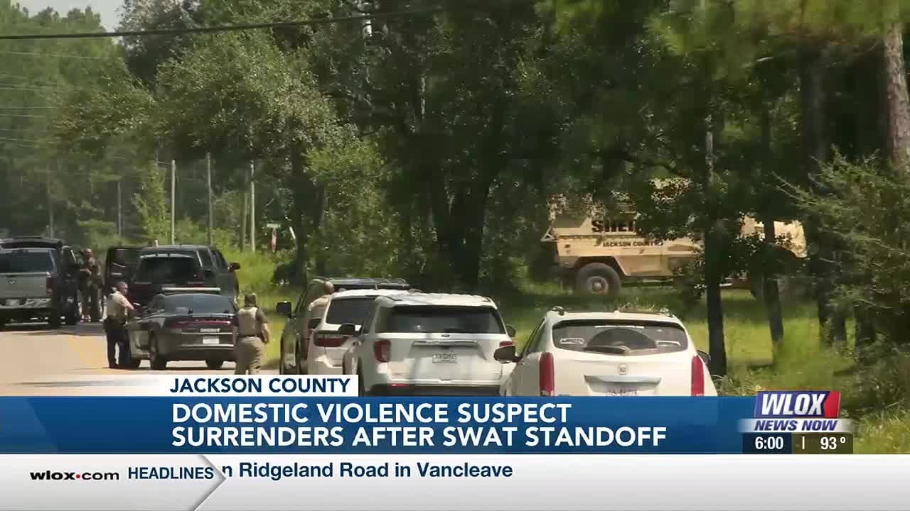 Domestic violence suspect surrenders after standoff with SWAT in ...