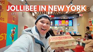 First Time in Jollibee New York! | How Expensive? 🤯