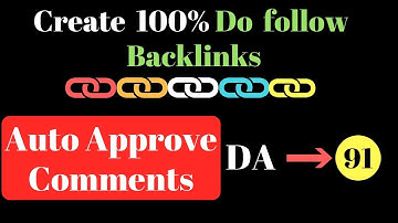Create 100% Do Follow backlink from High DA 91 AutoApprove Blog Comments in Hindi