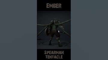 Ember Spearman Tentacle 360 #character #rogerkint #3d #animation #gaming #unity #unreal #ember