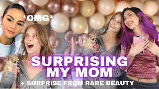 SURPRISING MY MOM ON MOTHERS DAY VLOG + SURPRISE FROM RARE BEAUTY/SELENA GOMEZ