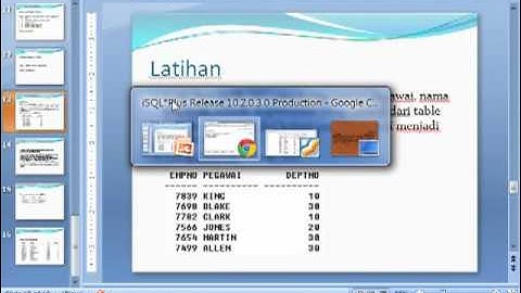 Praktikum Oracle Database 12 - View