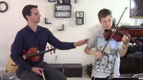 C Major 2 Octave Scale Warm up-3rd Position Practice