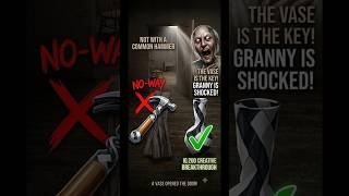 😱 NO HAMMER?! I Used a VASE to Open Granny's Door! (IQ 200 Trick #mathfiction #wordproblems #granny